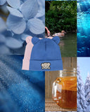 Czapka wiosenna dla chłopca. Chłopięca. Miś. Z uszkami. Beżowa.